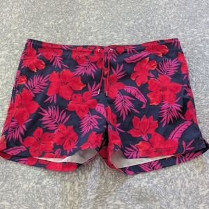 Men's Lands' End Floral Swim Shorts